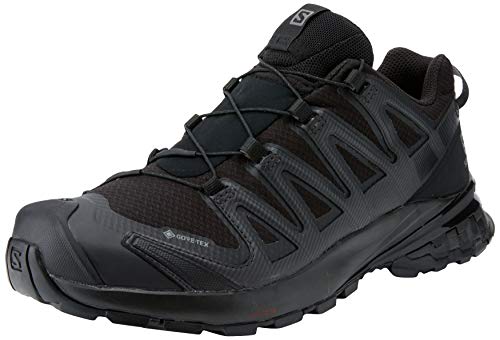 Salomon XA Pro 3D V8 W, Zapatillas De Trail Running Y Sanderismo Impermeables Versión Màs Ligera Mujer, Negro (Black/Black/Phantom), 42 EU