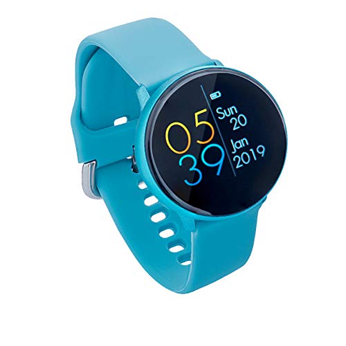 Sami - Dynamic - Smartwatch, Smartband, Pulsera de Actividad Deportiva. Color Azul. Compatible Android y Apple. Cámara, GPS, presión sanguínea, Fuerza G, Multideportivo. Iconos 3D dinámicos