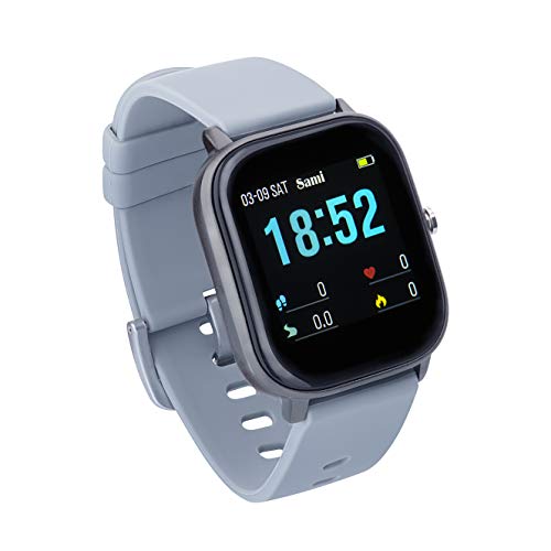 Sami - Evolution - Smartwatch, Smartband, Pulsera de Actividad Deportiva. Color Gris. para Android y iOS Función: Cámara, GPS, presión sanguínea, Fuerza G, Multideportivo. Sami - Evolution - Smartwatch, Smartband, Pulsera de Actividad Deportiva. Color Gris. para Android y iOS Función: Cámara, GPS, presión sanguínea, Fuerza G, Multideportivo.