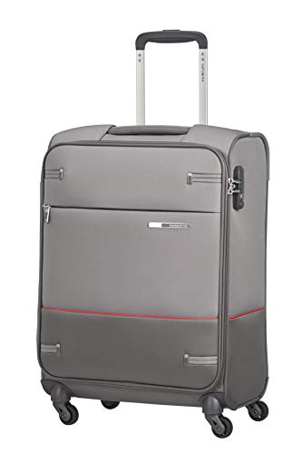 Samsonite Base Boost - Spinner S (Longitud: 40 cm) Equipaje de Mano, 55 cm, 39 L, Gris (Grey) Samsonite Base Boost - Spinner S (Longitud: 40 cm) Equipaje de Mano, 55 cm, 39 L, Gris (Grey)