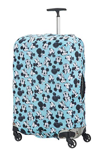 Samsonite Global Travel Accessories Disney - Funda para Maleta en Lycra, L, Azul (Mickey/Minnie Blue) Samsonite Global Travel Accessories Disney - Funda para Maleta en Lycra, L, Azul (Mickey/Minnie Blue)