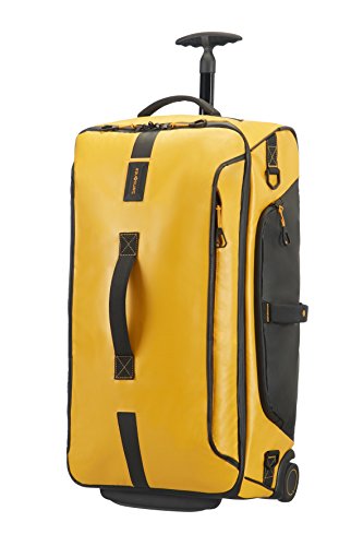 Samsonite Paradiver Light Borsa con Ruote Unisex, Giallo (Yellow), M (67cm-74.5L)