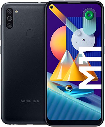 SAMSUNG Galaxy M11 | Smartphone Dual SIM, Pantalla de 6,4"", Cámara 13 MP, 3 GB RAM, 32 GB ROM Ampliables, Batería 5.000 mAh, Android, Color Negro [Versión española]