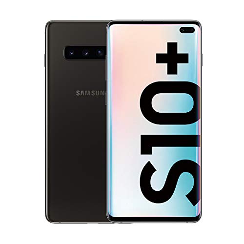 SAMSUNG Galaxy S10+, Smartphone de 6.4" QHD+ Curved Dynamic Amoled, 16 MP, Exynos 9820, Wireless & Fast & Reverse Charging, Android, 128 GB, Negro Cerámico [Versión española]