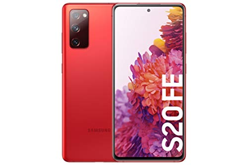 Samsung Galaxy S20 FE 4G - Smartphone Android Libre, 128 GB, Color Rojo [Versión española]