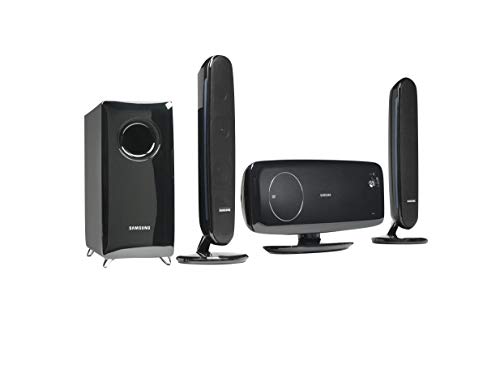 Samsung HT-Q100 Home Theater System, Black - Equipo de Home Cinema (Black, DVD player, 300 W, 2.1, Dolby Digital, DTS, Dolby Pro Logic II, MP3, WMA, FM)