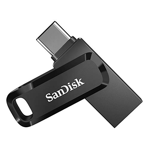 SanDisk Ultra Dual Drive Go para Dispositivos con USB Type-C, 128 GB, Negro SanDisk Ultra Dual Drive Go para Dispositivos con USB Type-C, 128 GB, Negro
