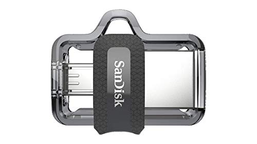 SanDisk Ultra Dual m3.0 - Unidad Dual con conector micro-USB en un extremo y un conector USB 3.0, 128 GB SanDisk Ultra Dual m3.0 - Unidad Dual con conector micro-USB en un extremo y un conector USB 3.0, 128 GB