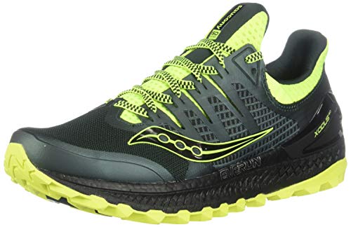 Saucony Xodus ISO 3, Zapatillas para Hombre, Verde Amarillo, 44 EU