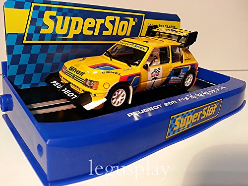 Scalextric SuperSlot - Coche Slot Peugeot 205 T16 Pikes Peak (Hornby S3641)