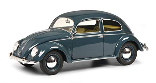 Schuco 450026000 VW Brezelkäfer - Maqueta de Coche (Resina, Escala 1:18, edición Limitada), Color Azul Schuco 450026000 VW Brezelkäfer - Maqueta de Coche (Resina, Escala 1:18, edición Limitada), Color Azul