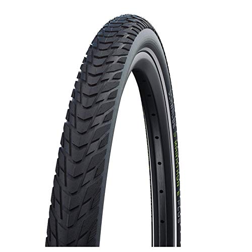 Schwalbe Marathon E-Plus - Neumático de Bicicleta Unisex para Adultos, Negro, Talla única Schwalbe Marathon E-Plus - Neumático de Bicicleta Unisex para Adultos, Negro, Talla única