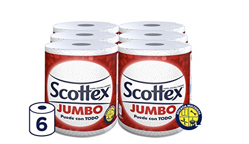 Scottex Jumbo Papel de Cocina - 6 rollos Scottex Jumbo Papel de Cocina - 6 rollos