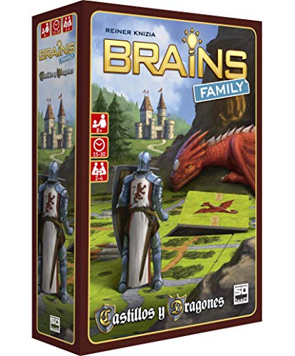 SD GAMES- Brains Family: Castillos y Dragones, Multicolor (SDGBRAINS04) SD GAMES- Brains Family: Castillos y Dragones, Multicolor (SDGBRAINS04)