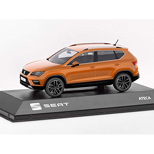 SEAT 6H1099300GAO Ateca - Maqueta de Coche en Miniatura (Escala 1:43), Color Naranja