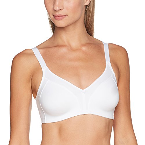 Selene Sujetador Blanca Preformado Algodon Doble Capa Sin Aros Blanco 110C Selene Sujetador Blanca Preformado Algodon Doble Capa Sin Aros Blanco 110C