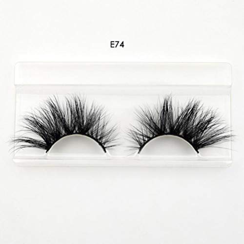 SELLA 25mm lashes 3D mink eyelashes cruelty free 25mm mink lashes handmade crisscross dramatic eyelashes faux makeup lash,E74 visofree