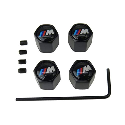 Sentinel Sport Tire Valves Tapón Deportivo de válvula Universal Antirrobo en aleación de Cobre para Neumático (4 Unidades, Color Negro) Universal Sentinel Sport Tire Valves Tapón Deportivo de válvula Universal Antirrobo en aleación de Cobre para Neumático (4 Unidades, Color Negro) Universal