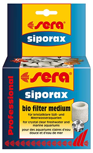 Sera Medio filtrante biológico autolimpiante de Alto Rendimiento en Forma de Anillo para el Acuario Professional siporax (15 mm) Sera Medio filtrante biológico autolimpiante de Alto Rendimiento en Forma de Anillo para el Acuario Professional siporax (15 mm)