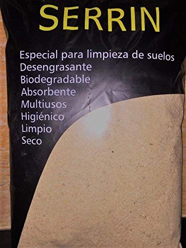 SERRIN LIMPIEZA Y ABSORCION DE DERRAMES. Caja de 12 bolsas de 1 kg. SOLO ENVIO PENINSULAR