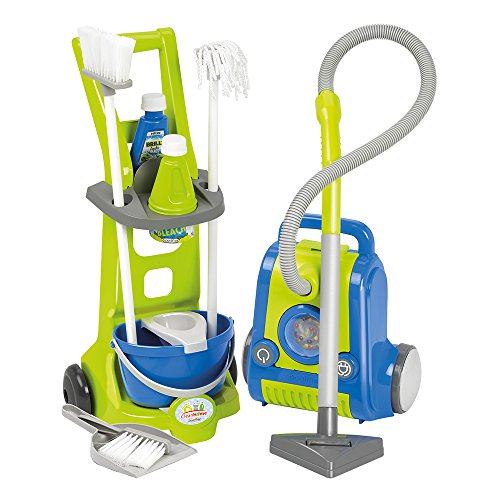 Set de limpieza con carrito, aspirador y accesorios (Ecoiffier 1770) Set de limpieza con carrito, aspirador y accesorios (Ecoiffier 1770)