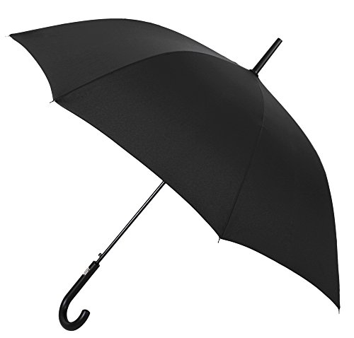 Si te Gustan los clásicos atemporales, Este Paraguas básico Largo de Hombre es el Que buscas. Funcional y fiable, Cuenta con Apertura automática y es anviento.
