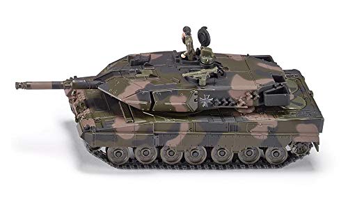 siku 4913 Tanque de combate Leopard, Sobre orugas, Set de pegatinas, Diseño camuflaje, 1:50, Metal/Plástico, Camuflaje