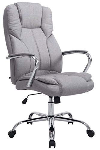 Silla de Oficina XXL Xanthos en Tela I Silla de Escritorio Altura Regulable I Silla de Ordenador con Ruedas & Ergonómica I Color:, Color:Gris Silla de Oficina XXL Xanthos en Tela I Silla de Escritorio Altura Regulable I Silla de Ordenador con Ruedas & Ergonómica I Color:, Color:Gris