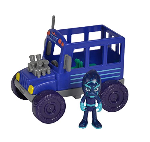 Simba- PJ Masks Ninja mit Bus Figura de acción. (109402228) , color/modelo surtido