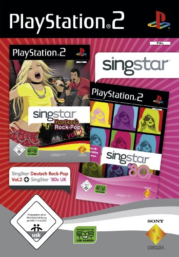 Singstar-Doppelpack 1 (Deutsch Rock-Pop Vol.2 / 80s UK) PS2 [Importación Inglesa]