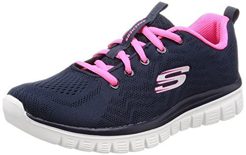 Skechers Graceful-Get Connected, Zapatillas Mujer, Multicolor (NVHP Black Mesh/Trim), 39 EU Skechers Graceful-Get Connected, Zapatillas Mujer, Multicolor (NVHP Black Mesh/Trim), 39 EU