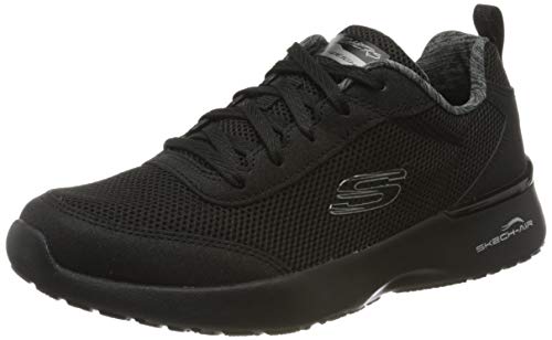 Skechers Skech-Air Dynamight-Fast Brak, Zapatillas Mujer, Negro (Black Mesh/Black Trim BBK), 38.5 EU