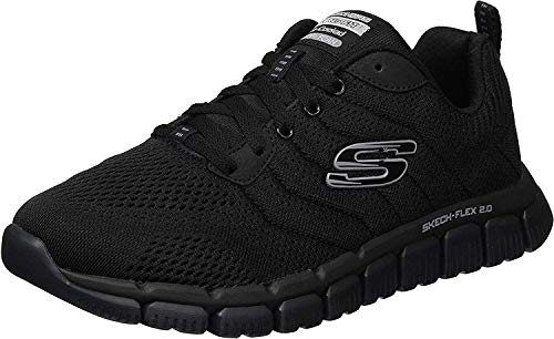 Skechers Skech-Flex 2.0, Zapatillas de Deporte Exterior Hombre, Negro (BBK Black Engineered Mesh/Black Trim), 42 EU Skechers Skech-Flex 2.0, Zapatillas de Deporte Exterior Hombre, Negro (BBK Black Engineered Mesh/Black Trim), 42 EU