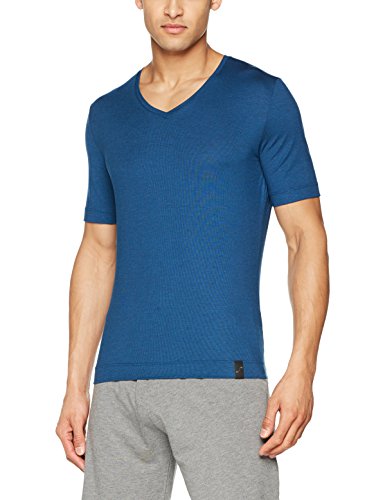 Sloggi for Men SLM S Sophistication V-ne Camiseta sin Mangas, Azul (Lagoon Blue E3), Medium para Hombre