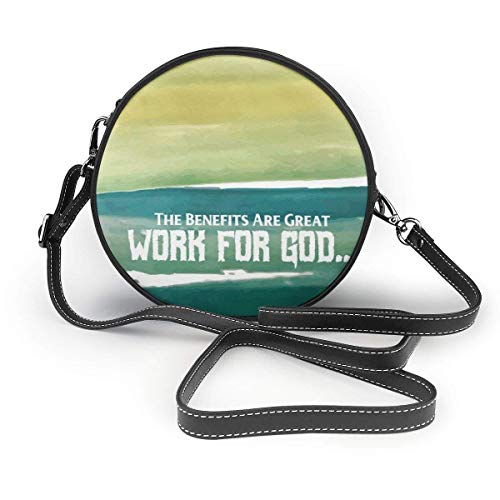 Small Shoulder Bag Crossbody Organizer Outdoor Pack for Men Women Messenger School Boy Girl Travel Hiking Climbing with Zipper Pocket Adjustable Strap - The Benefits Are Great Word For God Small Shoulder Bag Crossbody Organizer Outdoor Pack for Men Women Messenger School Boy Girl Travel Hiking Climbing with Zipper Pocket Adjustable Strap - The Benefits Are Great Word For God