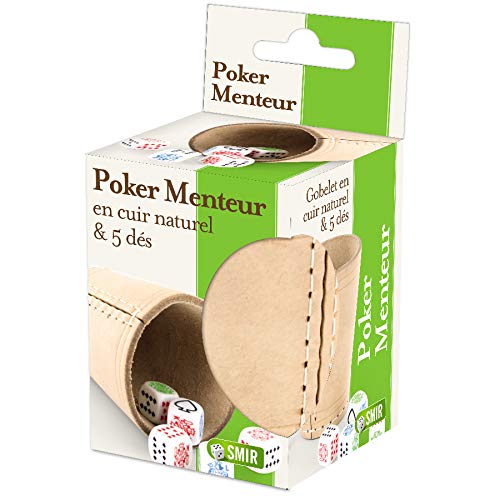 Smir- Vaso Poker Mensador, 130007094, Cuero Smir- Vaso Poker Mensador, 130007094, Cuero