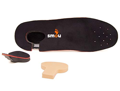 SMOU Plantillas ortopédicas profesionales para fascitis plantar, metatarsalgia y espolon calcaneo. Trata el dolor de pies, planos o cavos. Patentado por ortopedistas (39-40 EU) SMOU Plantillas ortopédicas profesionales para fascitis plantar, metatarsalgia y espolon calcaneo. Trata el dolor de pies, planos o cavos. Patentado por ortopedistas (39-40 EU)