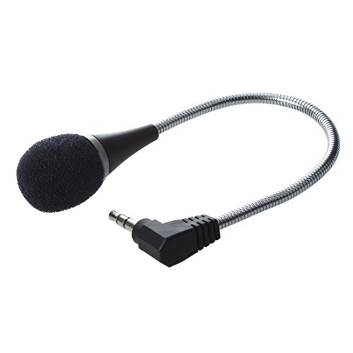 SODIAL(R) Mini Microfono Flexible 3.5mm para Ordenador Portatil/Laptop/Skype SODIAL(R) Mini Microfono Flexible 3.5mm para Ordenador Portatil/Laptop/Skype