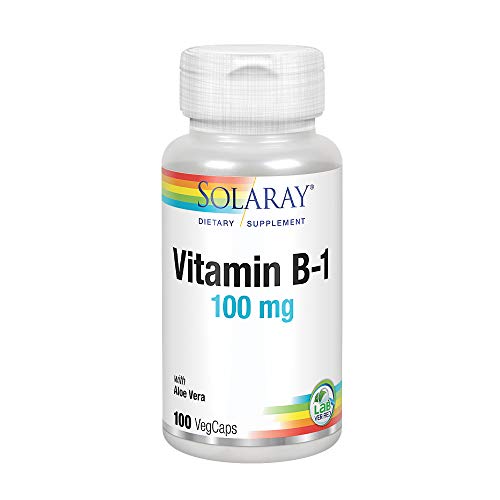 Solaray Vitmin B-1 100mg | 100 VegCaps Solaray Vitmin B-1 100mg | 100 VegCaps