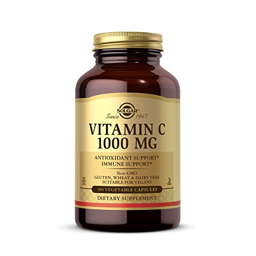 Solgar Vitamina C 1000 mg Cápsulas vegetales - Envase de 100 cápsulas Solgar Vitamina C 1000 mg Cápsulas vegetales - Envase de 100 cápsulas