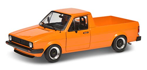 Solido- 1:18 1982 VW Caddy Mk1 Custom - Naranja (421185330)