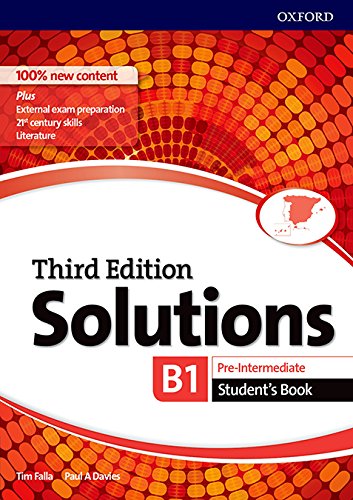 Solutions 3rd Edition Pre-Intermediate. Student's Book (Solutions Third Edition) Solutions 3rd Edition Pre-Intermediate. Student's Book (Solutions Third Edition)