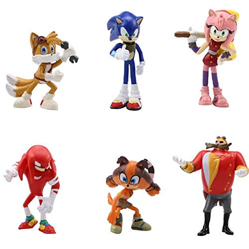 Sonic Cake Topper - WENTS Mini Juego de Figuras Niños Sonic Mini Juguetes Baby Shower Fiesta de cumpleaños Pastel Decoración Suministros 6 Piezas Sonic Cake Topper - WENTS Mini Juego de Figuras Niños Sonic Mini Juguetes Baby Shower Fiesta de cumpleaños Pastel Decoración Suministros 6 Piezas