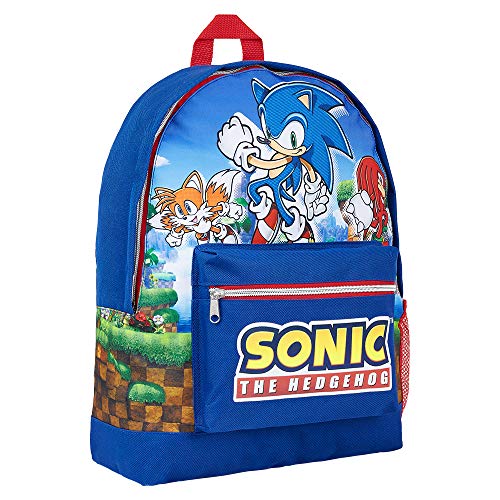 Sonic The Hedgehog Mochilas Escolares Para Niños, Mochila Niño Gran Capacidad, Mochila Infantil para Deporte Viaje Colegio, Regalos Para Niños Adolescentes