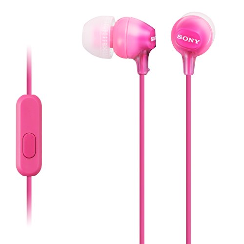 Sony MDREX15APPI - Auriculares in-Ear (con micrófono y Mando con Control de Volumen y reproducción Incorporado) Color Rosa Sony MDREX15APPI - Auriculares in-Ear (con micrófono y Mando con Control de Volumen y reproducción Incorporado) Color Rosa