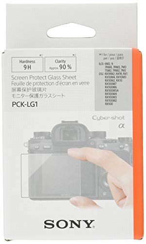 Sony PCK-LG1 - Protector de Pantalla de Cristal para cámara Sony Alpha 9