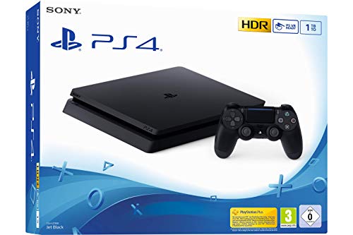 Sony PS4 Slim 1TB Negro 1000 GB Wifi - Videoconsolas (PlayStation 4, Negro, 8192 MB, GDDR5, GDDR5, AMD Jaguar)