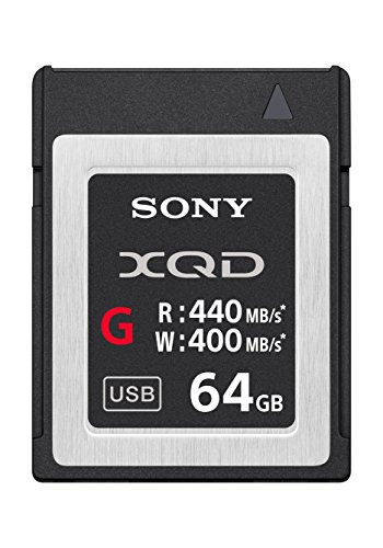 Sony QDG64E/J Memoria Flash 64 GB XQD - Tarjeta de Memoria (64 GB, XQD, 440 MB/s)