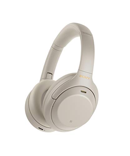 Sony WH1000XM4 - Auriculares inalámbricos Noise Cancelling (Bluetooth, optimizado para Alexa y Google Assistant, 30 h de batería, óptimo para trabajar en casa, micro para llamadas manos libres), plata