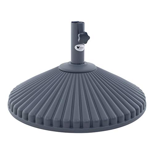 SORARA Eco Parasol Jardín Base Soporte, A Ø 48 mm mástil, 23 kg